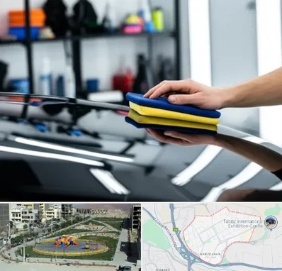 آموزش سرامیک خودرو در مرزداران تبریز 