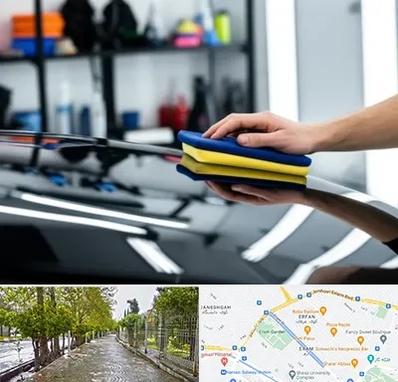 آموزش سرامیک خودرو در خیابان ارم شیراز 