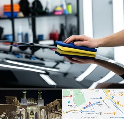 آموزش سرامیک خودرو در زرگری شیراز 