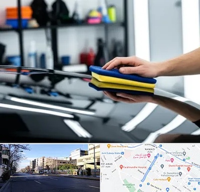 آموزش سرامیک خودرو در خیابان ملاصدرا شیراز 