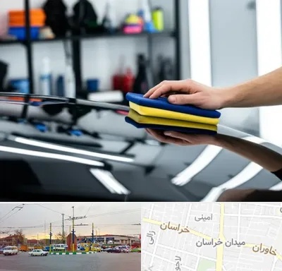 آموزش سرامیک خودرو در میدان خراسان