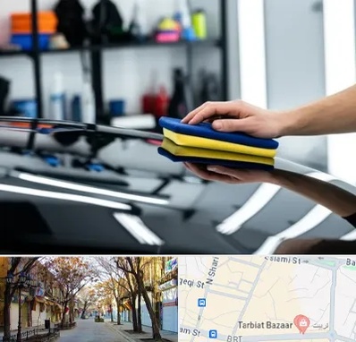 آموزش سرامیک خودرو در تربیت تبریز 