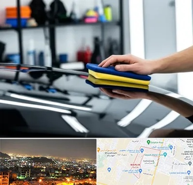 آموزش سرامیک خودرو در مارلیک کرج 