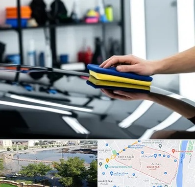 آموزش سرامیک خودرو در گلستان اهواز 