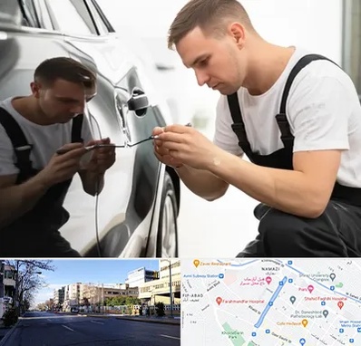 آموزش صافکاری PDR در خیابان ملاصدرا شیراز 