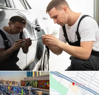 آموزش صافکاری PDR در لاله پارک تبریز 