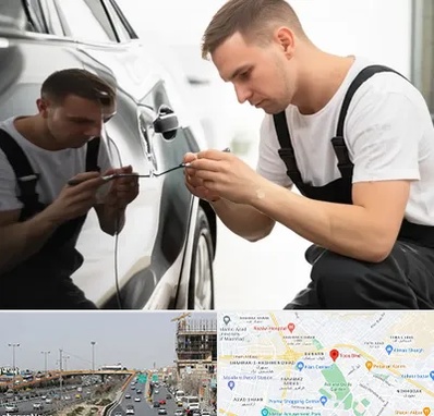 آموزش صافکاری PDR در بلوار توس مشهد 