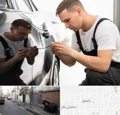 آموزش صافکاری PDR در خیابان نامجو