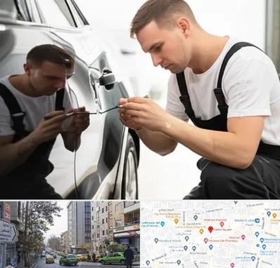 آموزش صافکاری PDR در فاطمی 