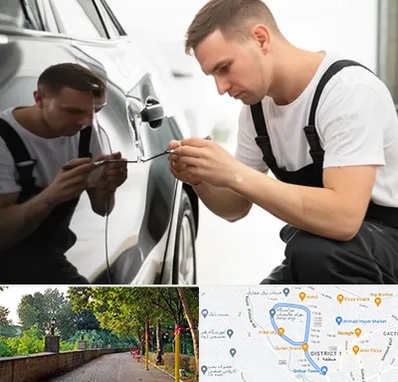 آموزش صافکاری PDR در فلکه گاز رشت 