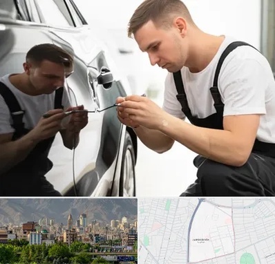 آموزش صافکاری PDR در جمشیدیه 