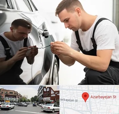 آموزش صافکاری PDR در خیابان آذربایجان 