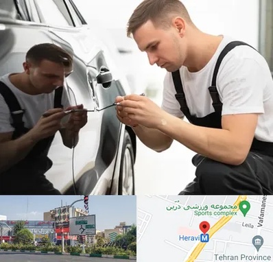 آموزش صافکاری PDR در هروی