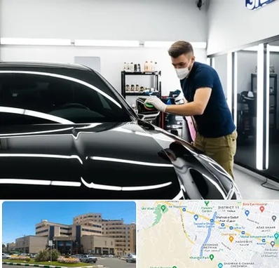 آموزش دیتیلینگ خودرو در صیاد شیرازی مشهد 