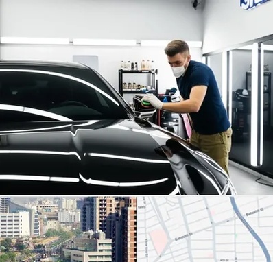 آموزش دیتیلینگ خودرو در خیابان بهشتی