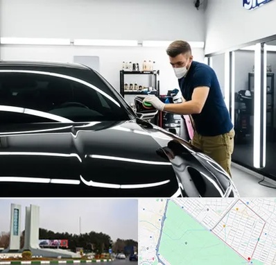 آموزش دیتیلینگ خودرو در بلوار فلسیطین مشهد 