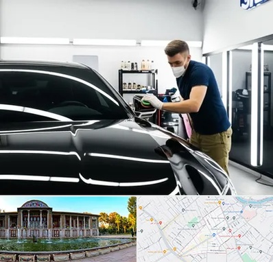 آموزش دیتیلینگ خودرو در عفیف آباد شیراز 