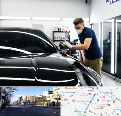 آموزش دیتیلینگ خودرو در خیابان ملاصدرا شیراز 