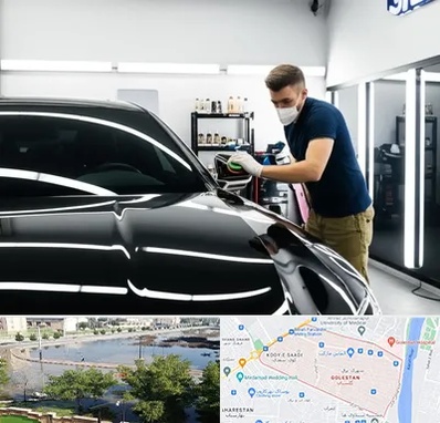 آموزش دیتیلینگ خودرو در گلستان اهواز 