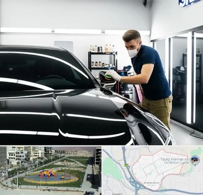 آموزش دیتیلینگ خودرو در مرزداران تبریز 