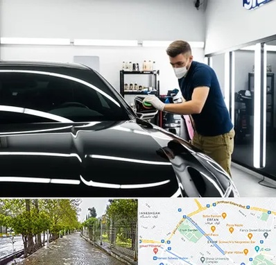 آموزش دیتیلینگ خودرو در خیابان ارم شیراز