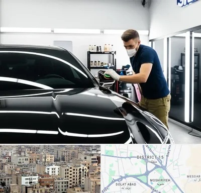 آموزش دیتیلینگ خودرو در جنوب شرق تهران