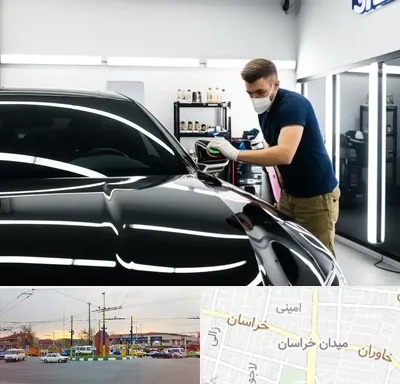 آموزش دیتیلینگ خودرو در میدان خراسان
