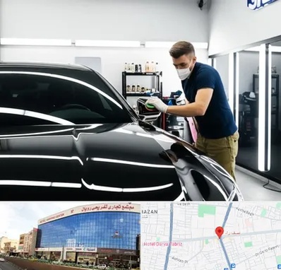 آموزش دیتیلینگ خودرو در نصف راه تبریز 