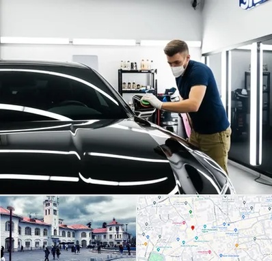 آموزش دیتیلینگ خودرو در میدان شهرداری رشت 