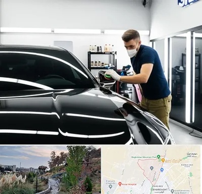 آموزش دیتیلینگ خودرو در باغستان کرج 