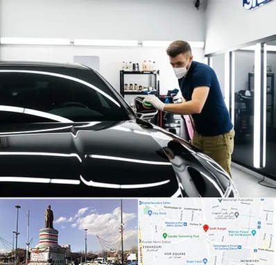 آموزش دیتیلینگ خودرو در کارگر جنوبی