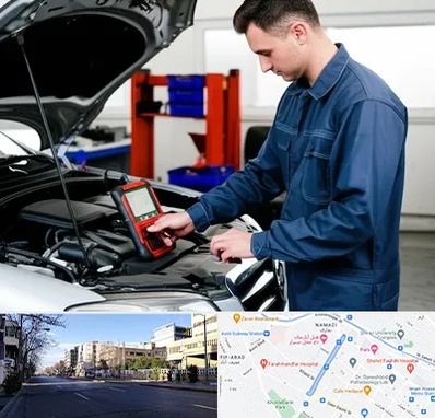 آموزش دیاگ خودرو در خیابان ملاصدرا شیراز 