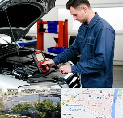 آموزش دیاگ خودرو در گلستان اهواز 