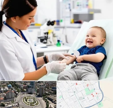 آزمایشگاه کودک و نوزاد در زرافشان اسلامشهر 