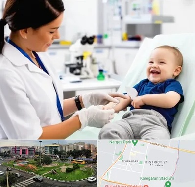 آزمایشگاه کودک و نوزاد در تهرانسر 
