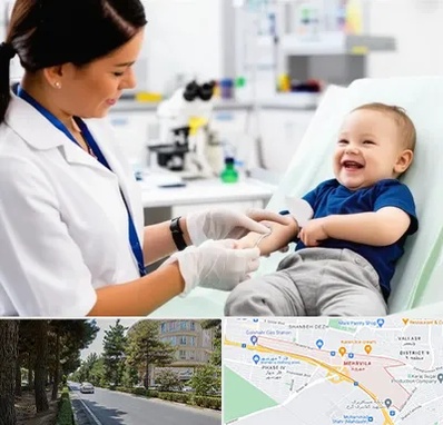 آزمایشگاه کودک و نوزاد در مهرویلا کرج 