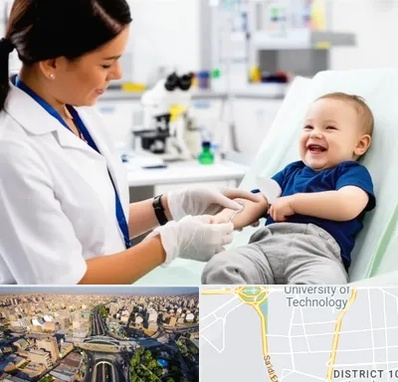 آزمایشگاه کودک و نوزاد در استاد معین 