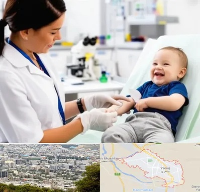 آزمایشگاه کودک و نوزاد در یاسوج