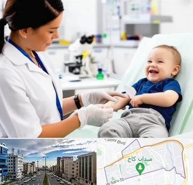 آزمایشگاه کودک و نوزاد در سعادت آباد 