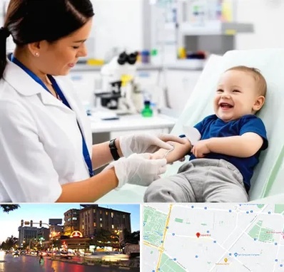 آزمایشگاه کودک و نوزاد در بلوار سجاد مشهد 