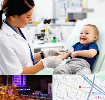 آزمایشگاه کودک و نوزاد در آبرسان تبریز 