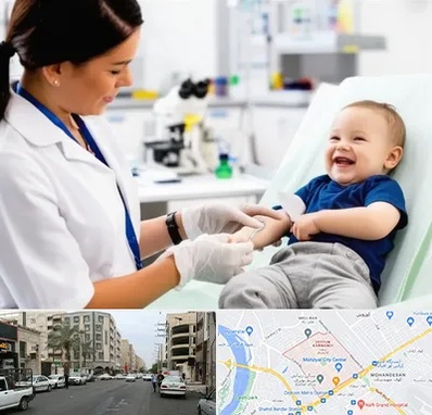 آزمایشگاه کودک و نوزاد در زیتون کارمندی اهواز 