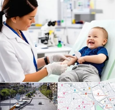 آزمایشگاه کودک و نوزاد در خیابان زند شیراز 
