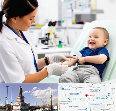آزمایشگاه کودک و نوزاد در کارگر جنوبی