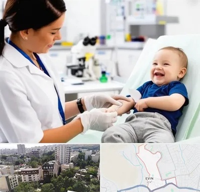 آزمایشگاه کودک و نوزاد در اوین 
