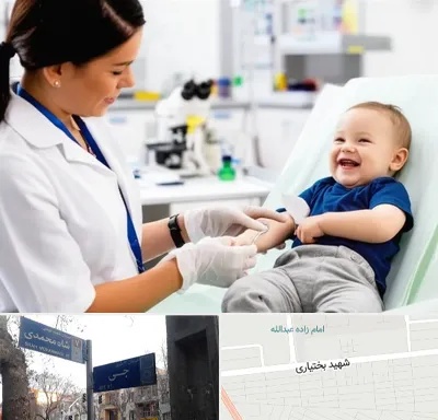 آزمایشگاه کودک و نوزاد در سی متری جی