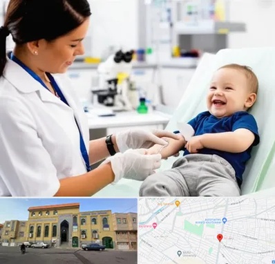 آزمایشگاه کودک و نوزاد در زنبیل آباد قم 