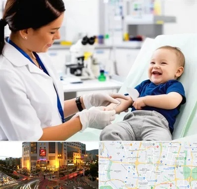 آزمایشگاه کودک و نوزاد در جنت آباد تهران 