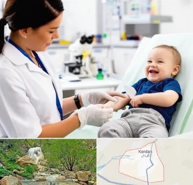 آزمایشگاه کودک و نوزاد در کردان