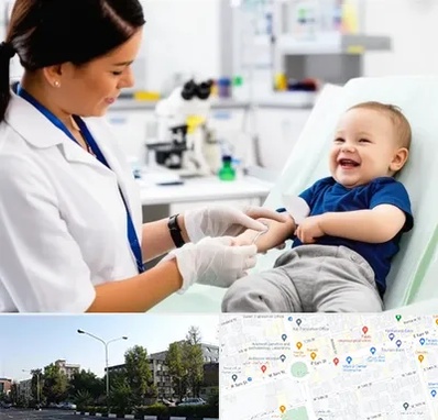 آزمایشگاه کودک و نوزاد در میدان کاج 